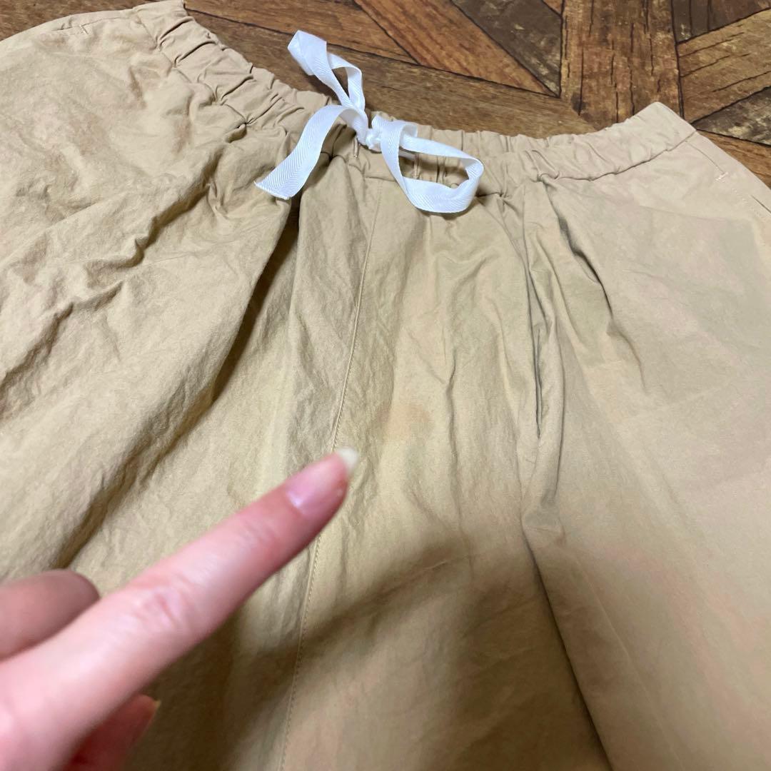 gauze# ガーゼ　サルエルパンツ　ゆったり