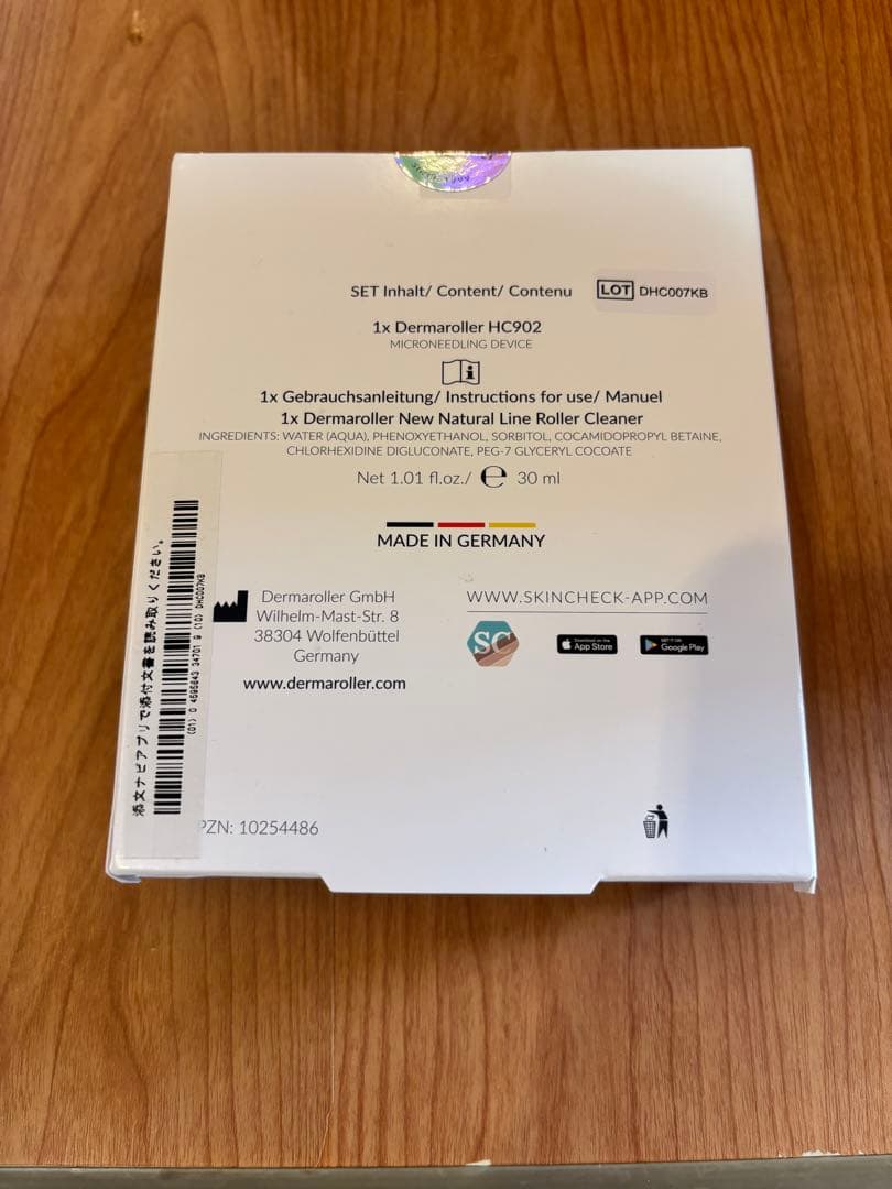 Dermaroller HC902 & ローラークリーナー セット