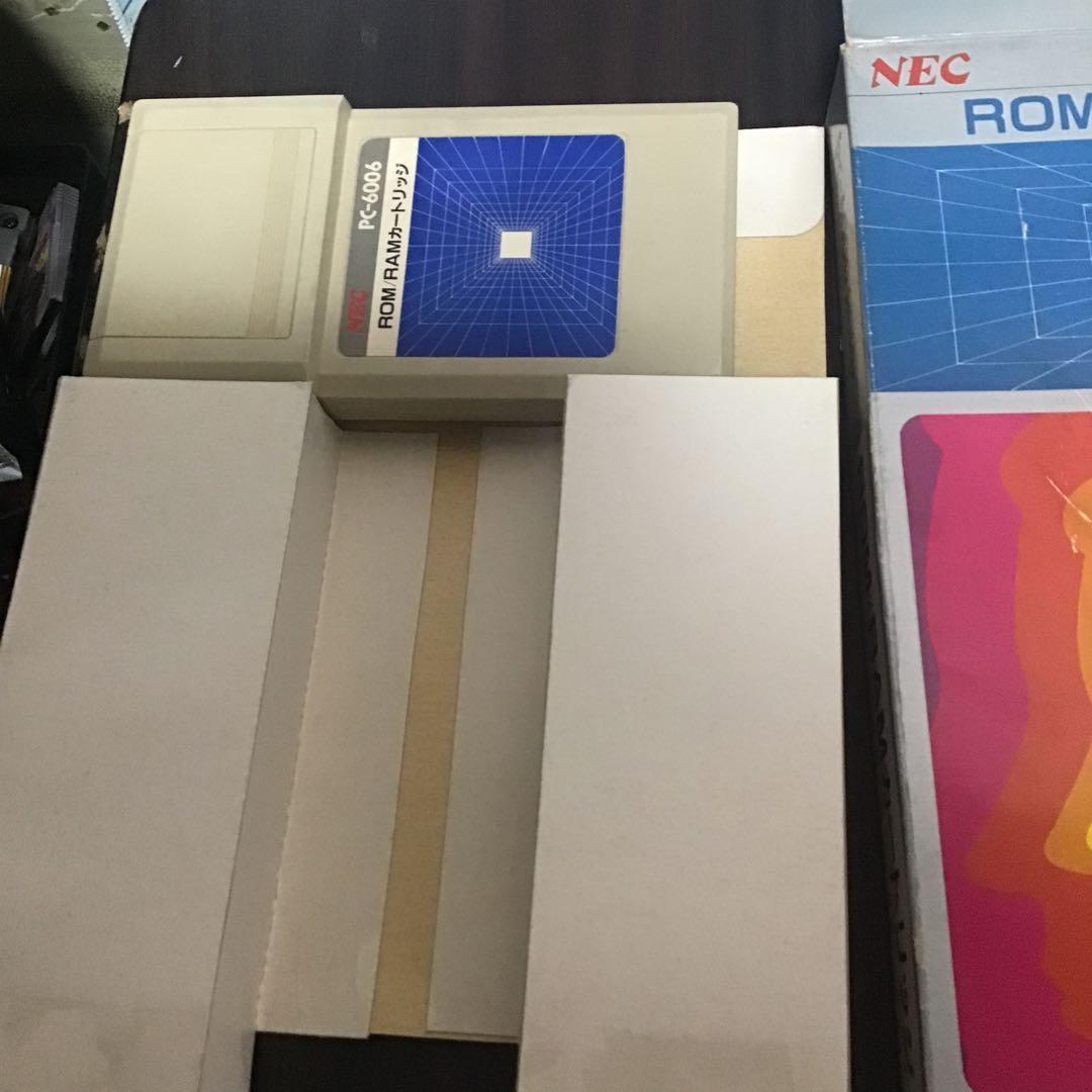NEC PC-6001 ROM RAMカードリッジ　箱　説明書付き