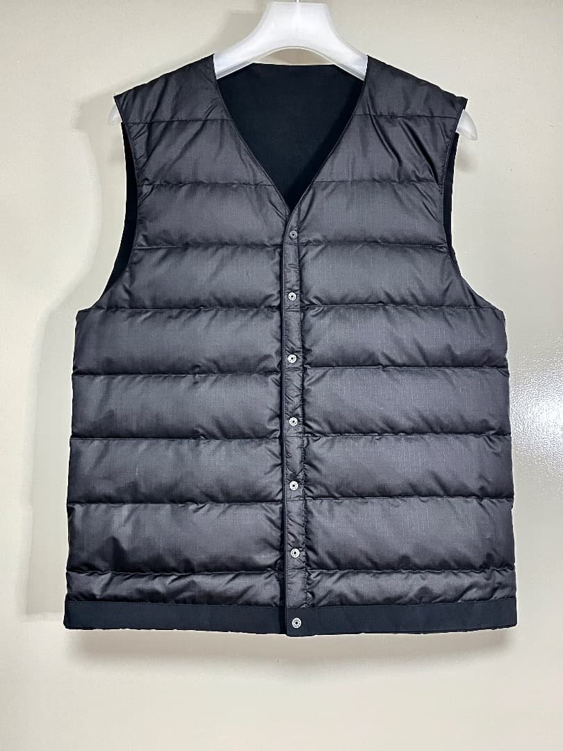 ノースフェイスバープルレーベル　ダウンベスト　黒　Sサイズ　美品