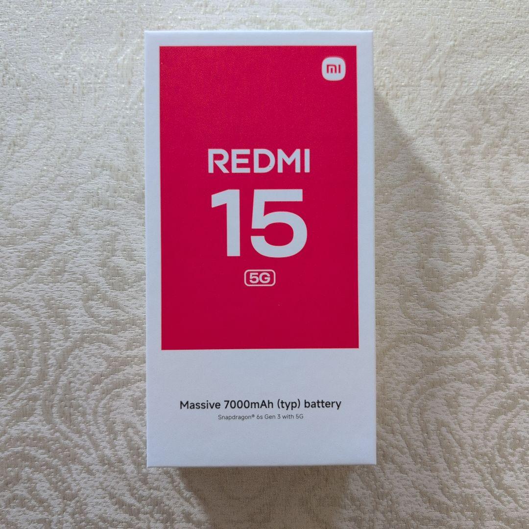 Xiaomi Redmi 15 5G グリーン 128GB　ソフトバンク②