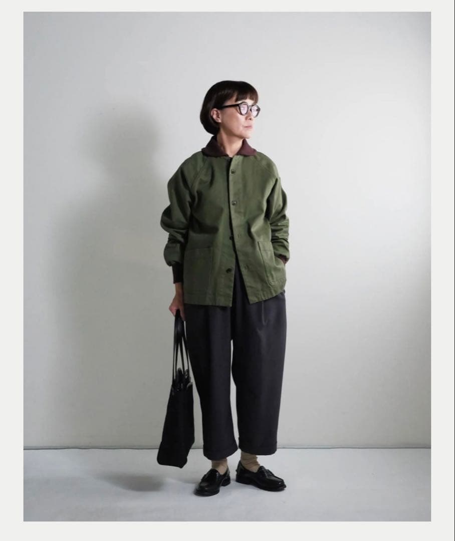 motone【モートン】ランバージャケット　KATAKANA別注　カーキM