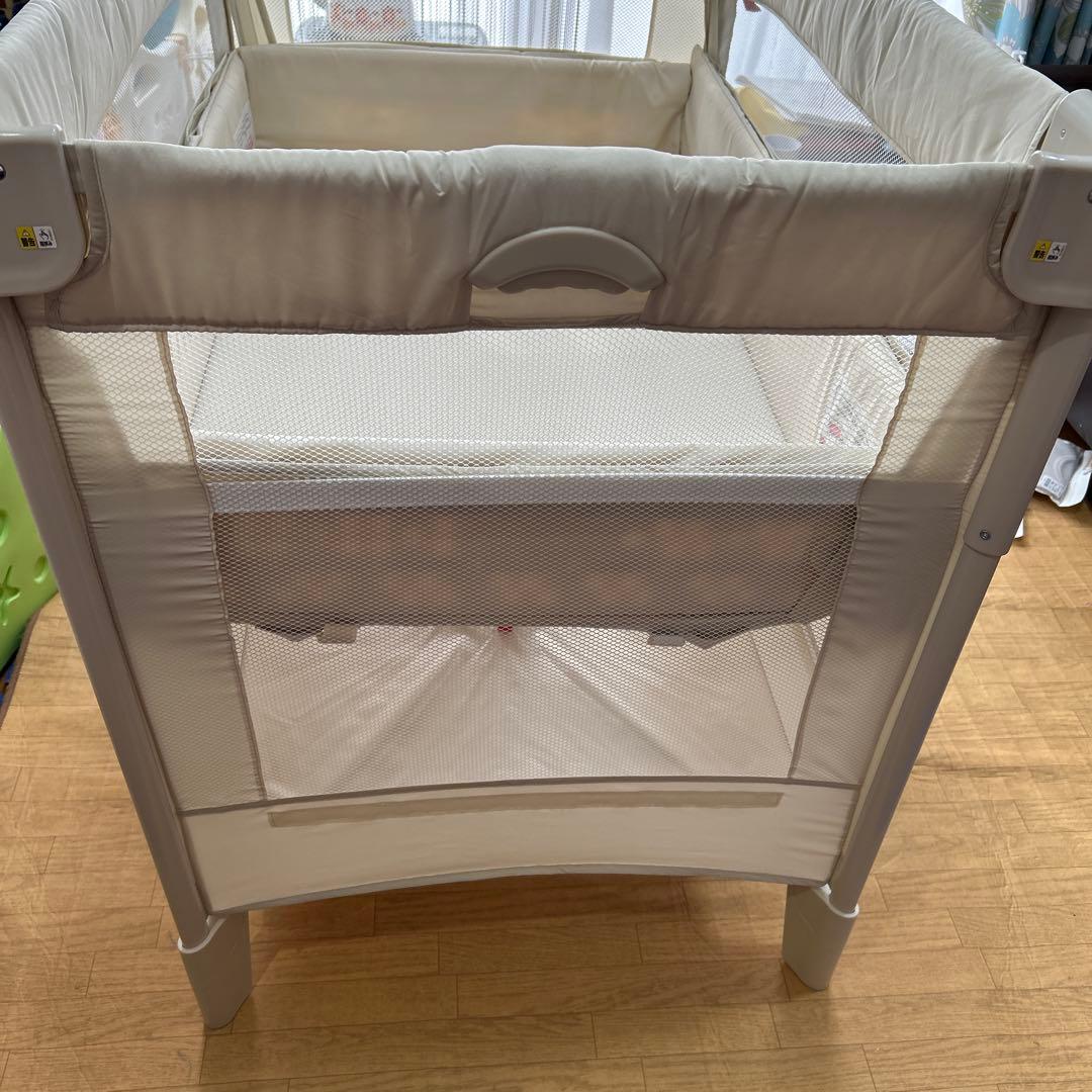 Aprica アップリカ ココネルエアー ベージュ ベビーベッド