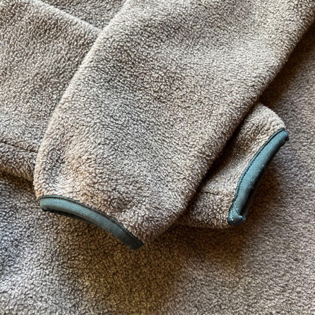 極美品USA製★ L.L.bean フリース スナップＴ★80s~90s