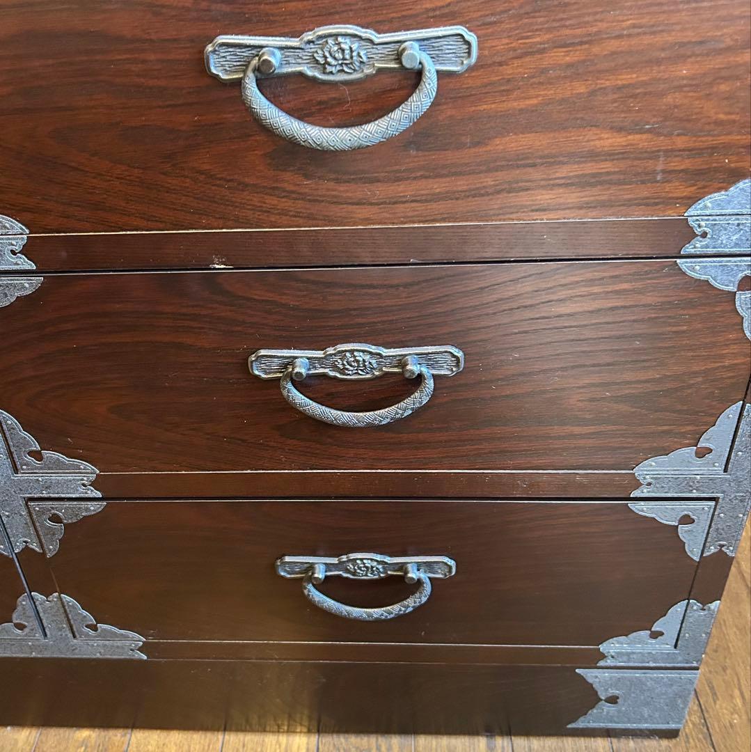 神代民芸　和箪笥　 4段チェスト 整理箪笥