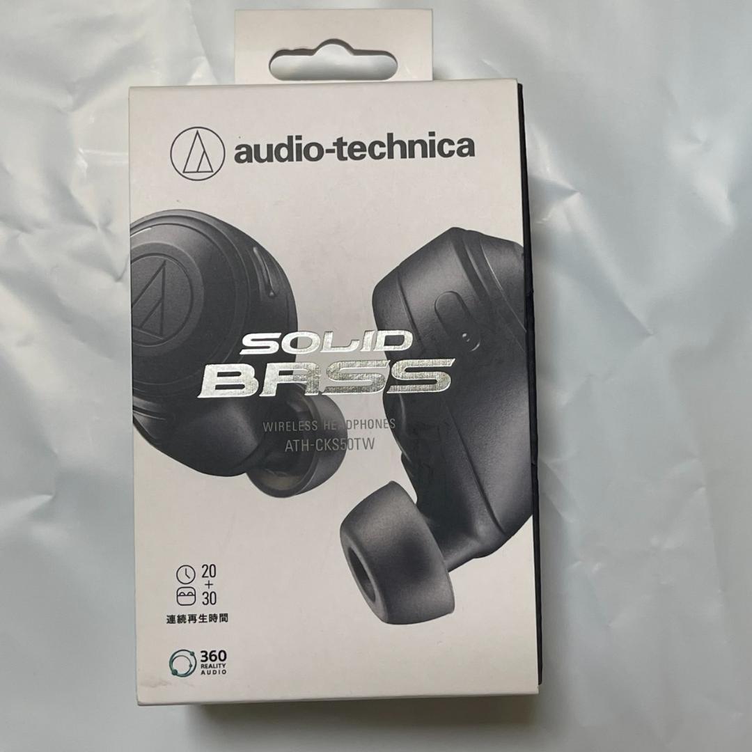 新品 audio-technica ATH-CKS50TW　ブラック●
