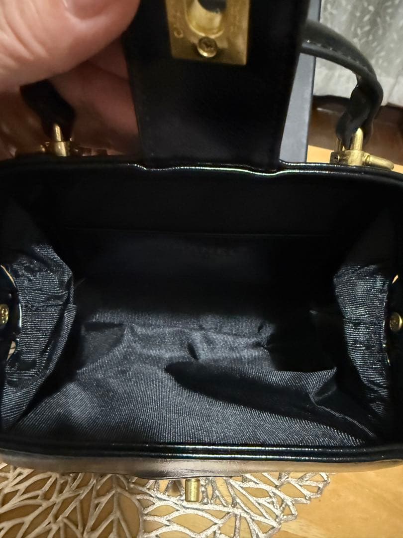 CHANEL(シャネル)ノベルティ★がま口ボストン型 ショルダーバッグ★2way