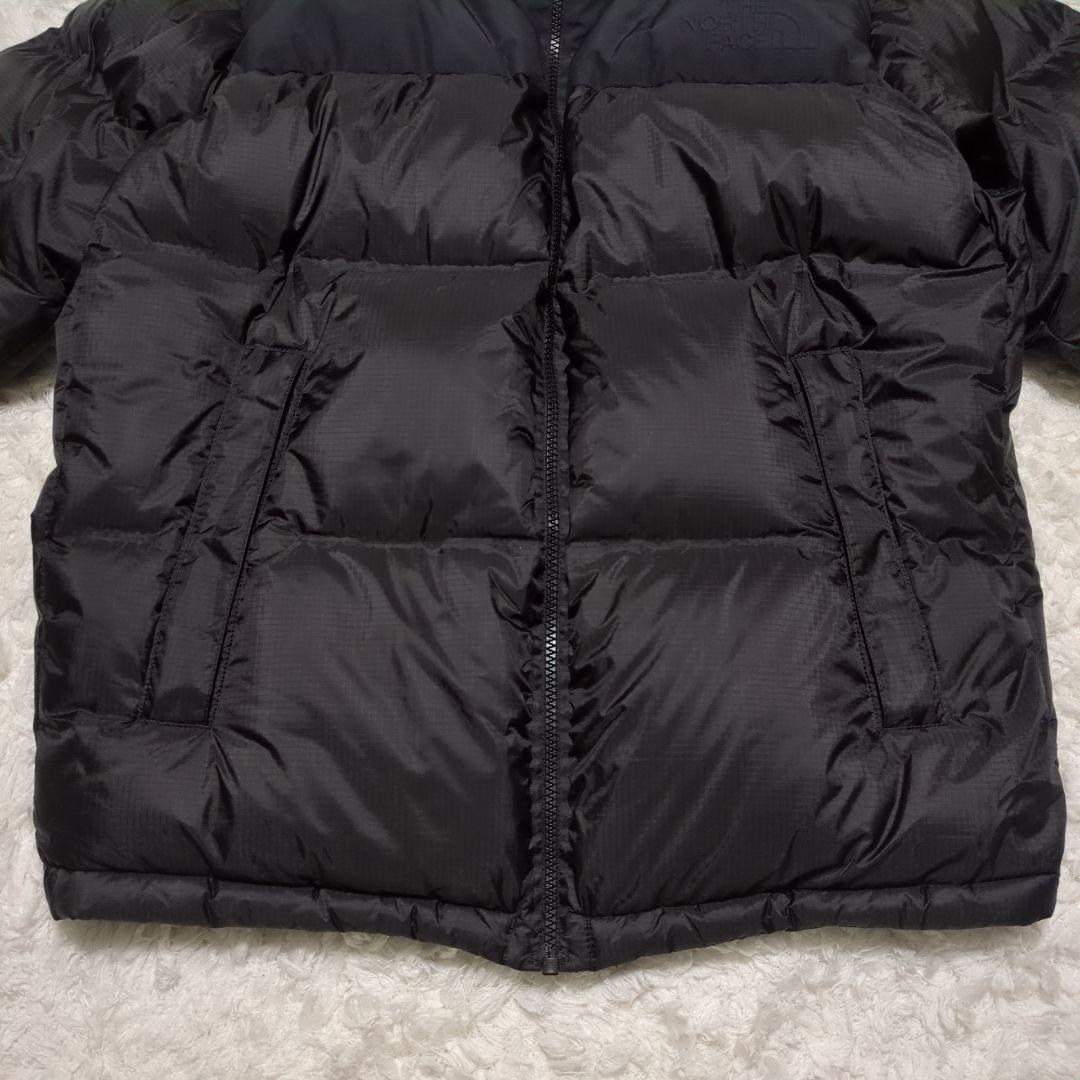 THE NORTH FACE♦GTX ヌプシ ダウンジャケット ロゴ 黒 M