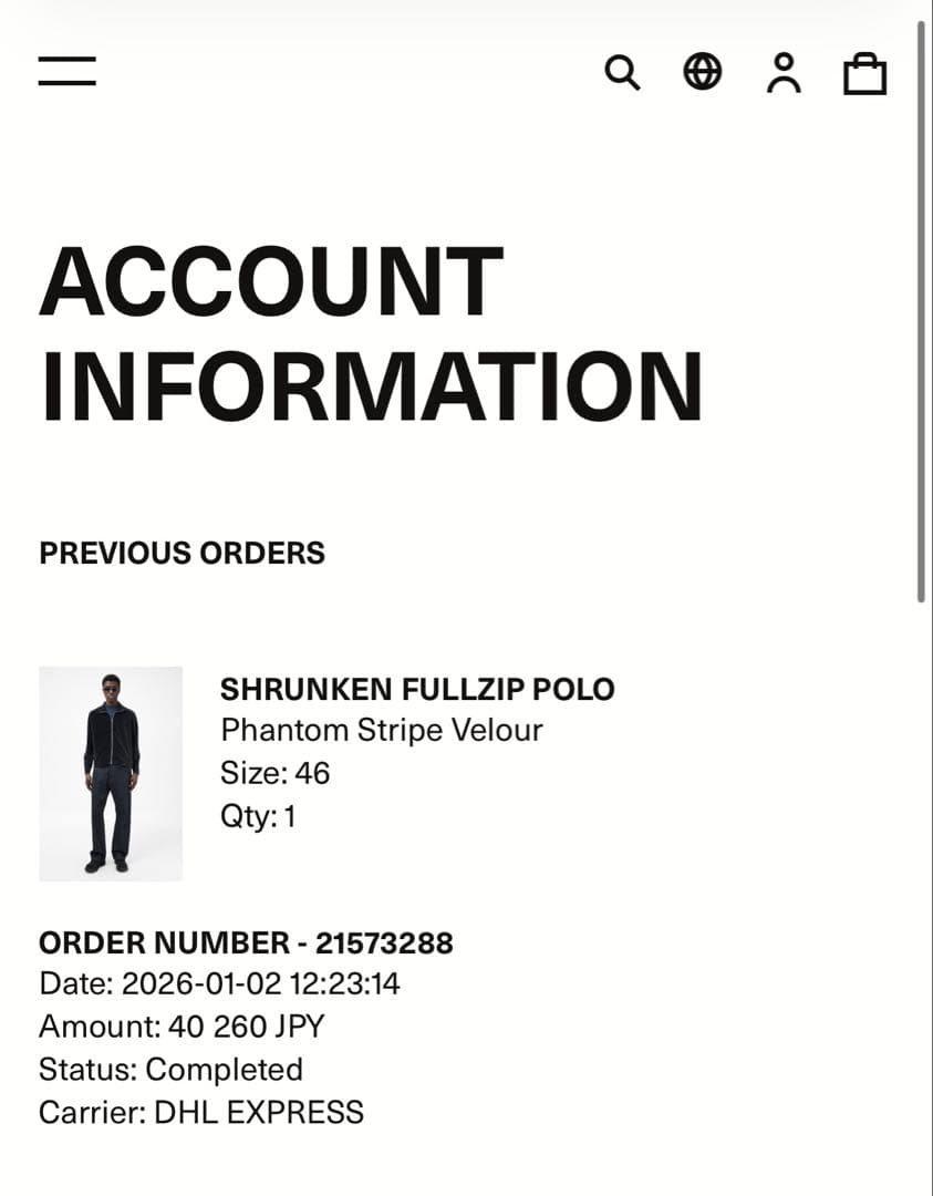 OUR LEGACY シュランケン フルジップポロ 46