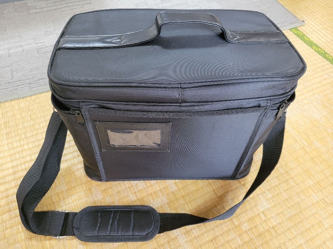 【中古・抜けあり】ネイル検定用品収納バッグ ブラック グッズセット