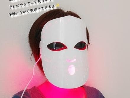LEDマスク　nenaga-lab 寝ながらLABO光マスク美顔器　リフトアップ