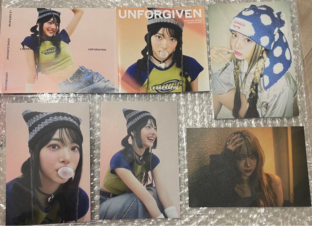 LE SSERAFIM ルセラフィム　ウンチェ　トレカ　まとめ売り　ポストカード