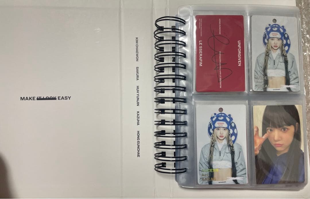 LE SSERAFIM ルセラフィム　ウンチェ　トレカ　まとめ売り　ポストカード