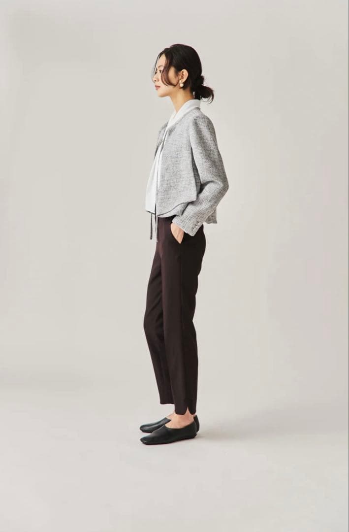 新品未使用⭐︎CONNSE ソフトツイードジャケット（GRAY）