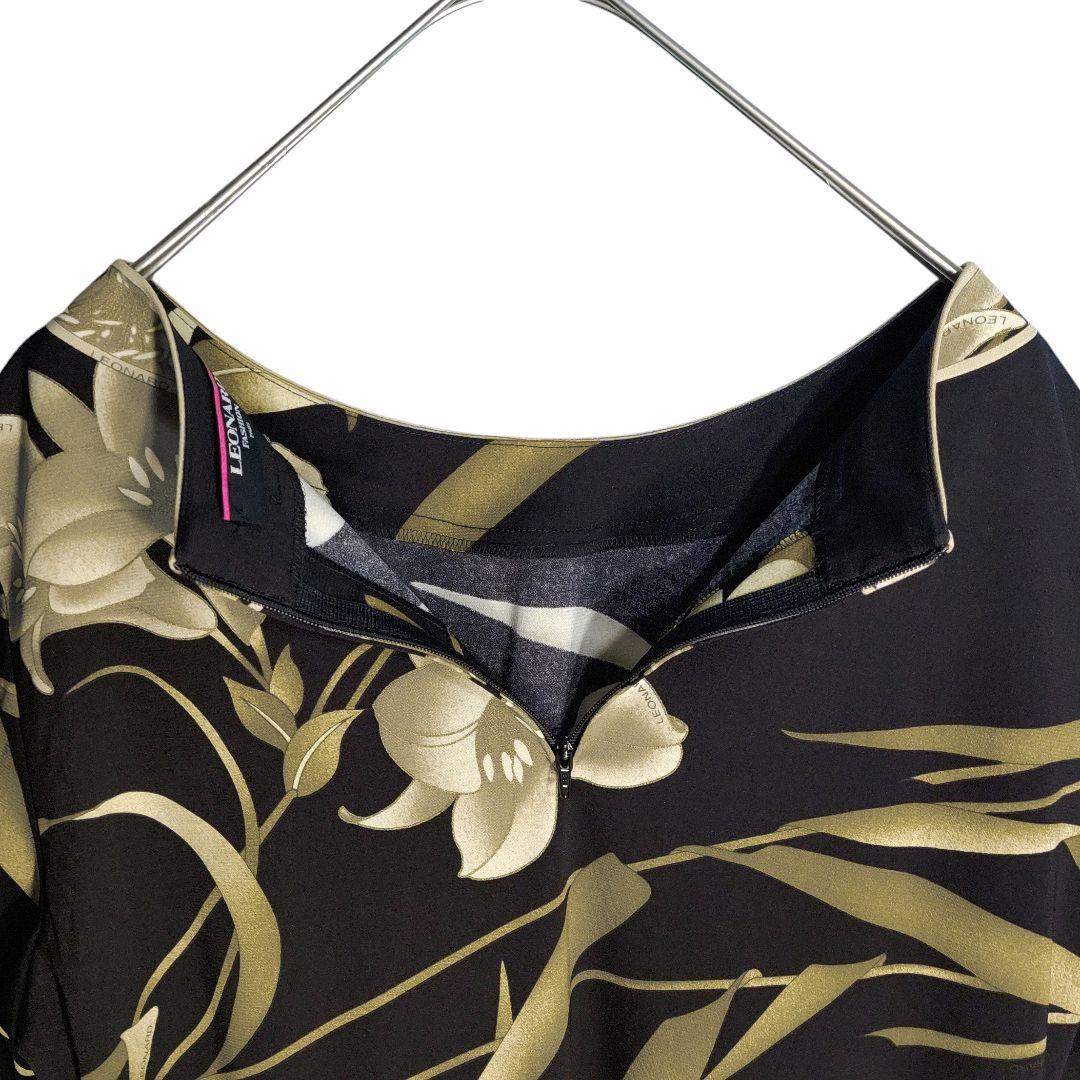 ☆ LEONARD レオナール リリー柄 長袖 カットソー ☆