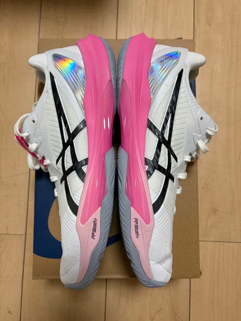 くう ASICSスカイエリートff3 ピンク　27.0cm