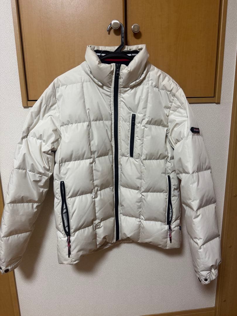 BEAMS メンズダウンジャケット　Lサイズ　ホワイト　【美品】