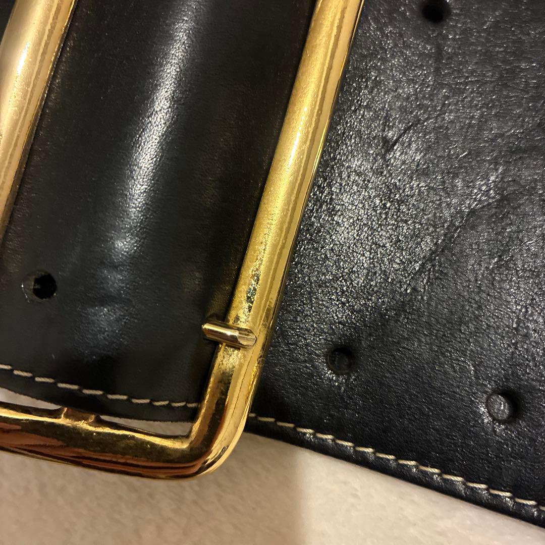 FUMIKA _UCHIDA フミカウチダ ダブルバックルベルト　ブラック