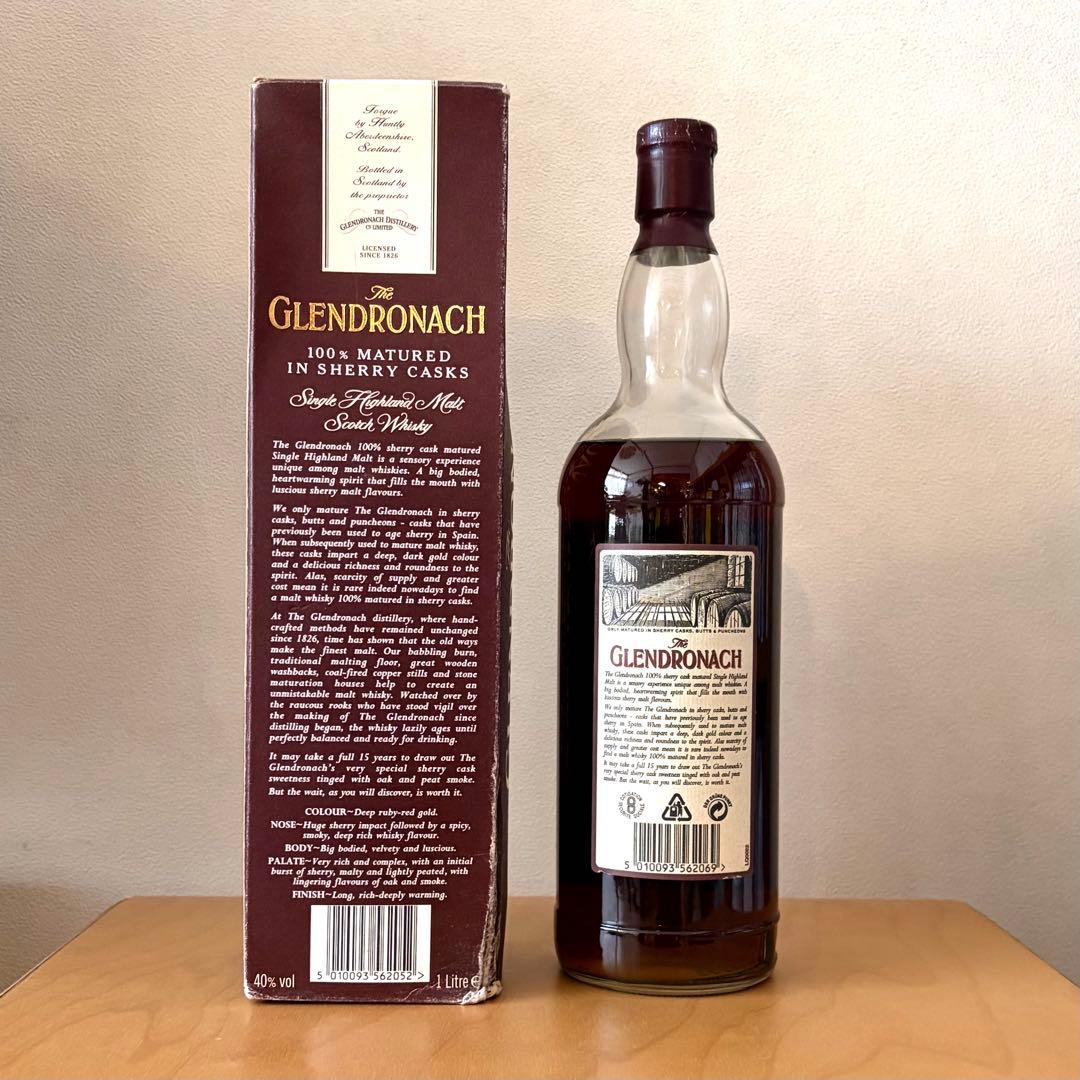 グレンドロナック 15年 40％ 1000ml GLENDRONACH 旧ラベル