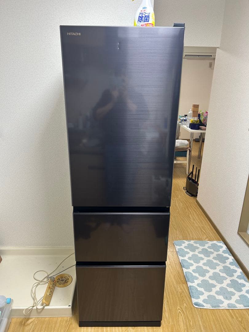 HITACHI 冷蔵庫 R-V32RV(K) 315L 2021年製