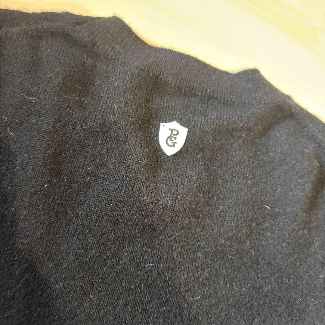 ひ*ん様 PEARLY GATES ブラック セーター　カシミア100%