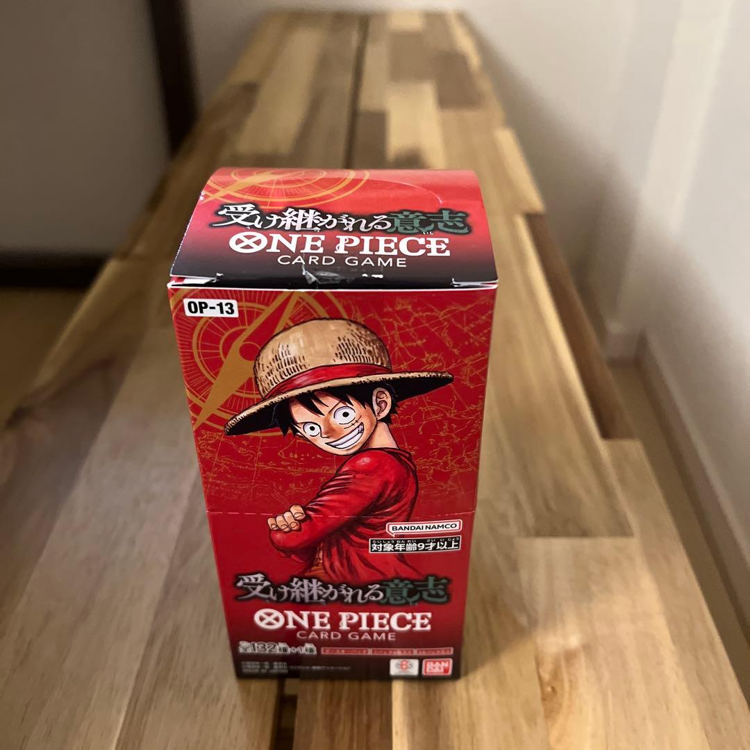 ワンピースカード　受け継がれる意志 1BOX テープカット