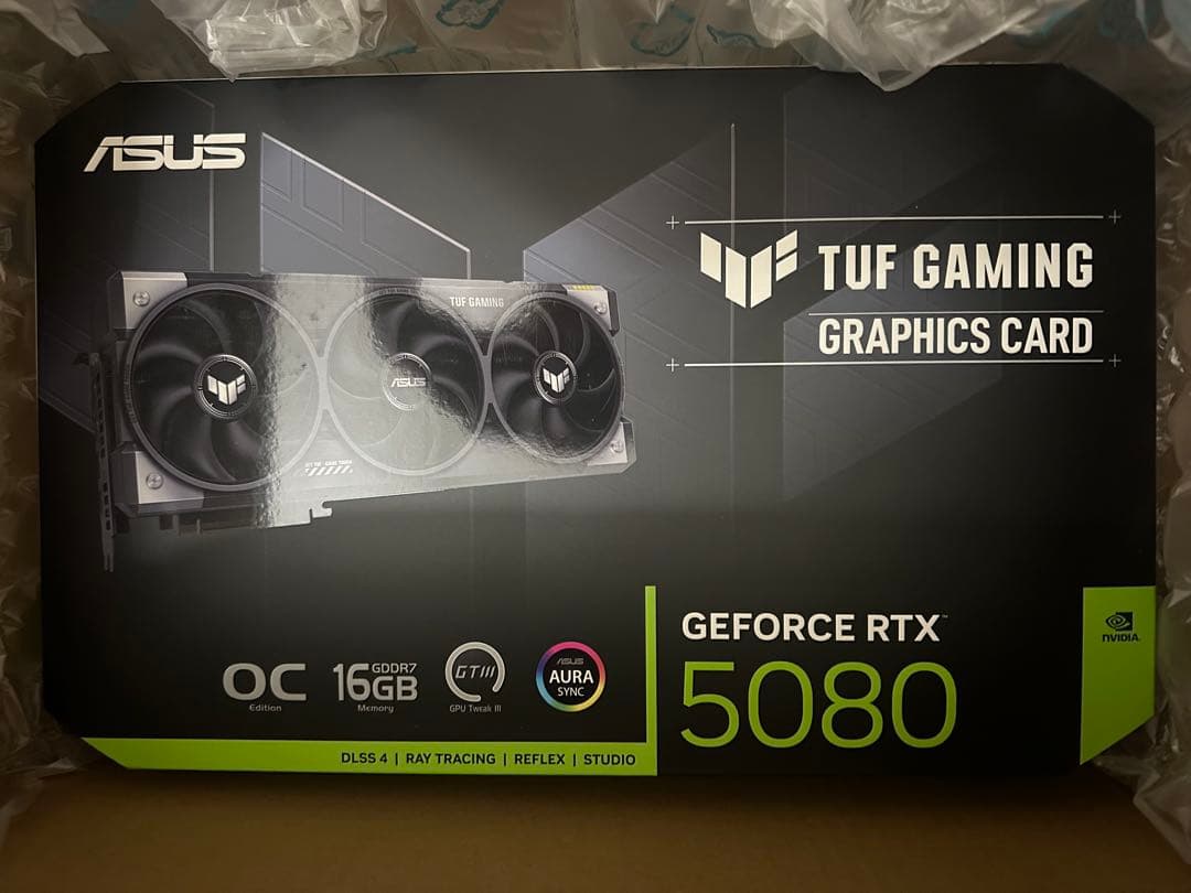 グラフィックボード・グラボ・ビデオカード ASUS TUF Gaming GeForce RTX 5080 OC
