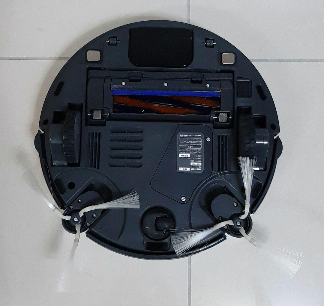 TOSHIBA ロボット掃除機 VC-RV2 本体 充電ドック付バッテリー交換済