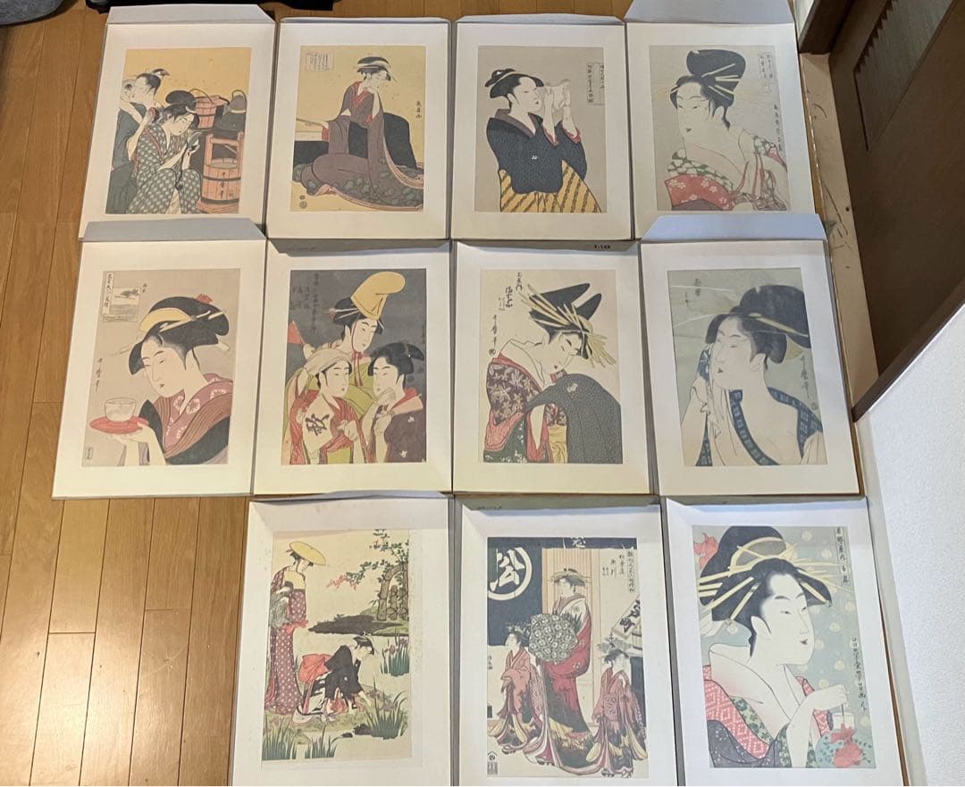 浮世絵名作撰集 古法純手摺木版画 五都浮世絵保存会 喜多川歌麿 他
