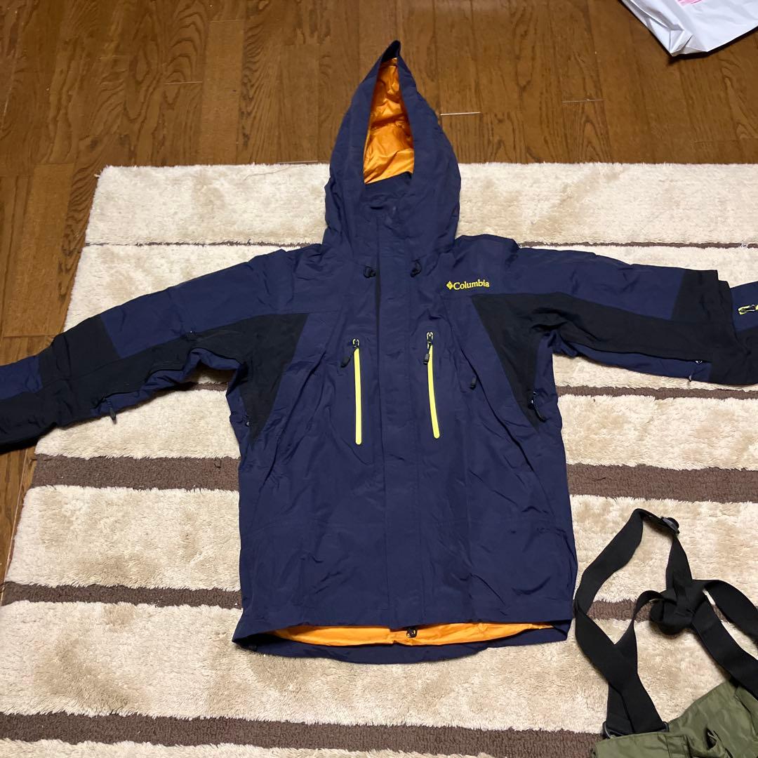 s*1様 Columbia スキー　スノーボードウェアセット ネイビー/オリーブ