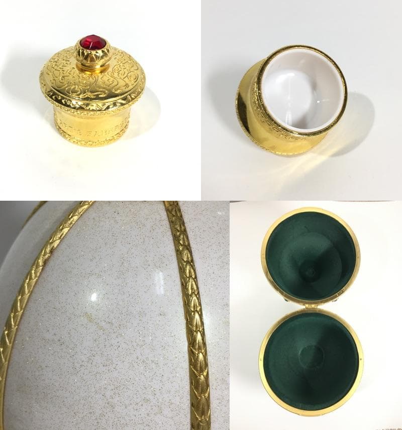 ○空瓶 インペリアルコレクション パール＆エメラルド 24金装飾 24K 金