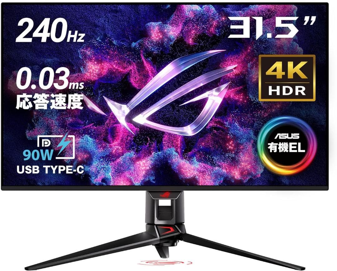 新品未使用　ROG Swift OLED PG32UCDM ゲーミングモニター