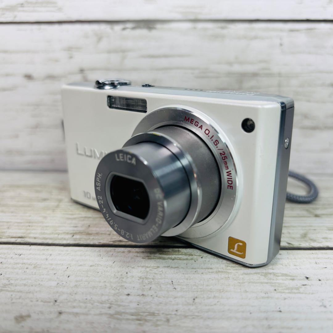 【動作良好】Panasonic LUMIX DMC-FX37 ホワイト