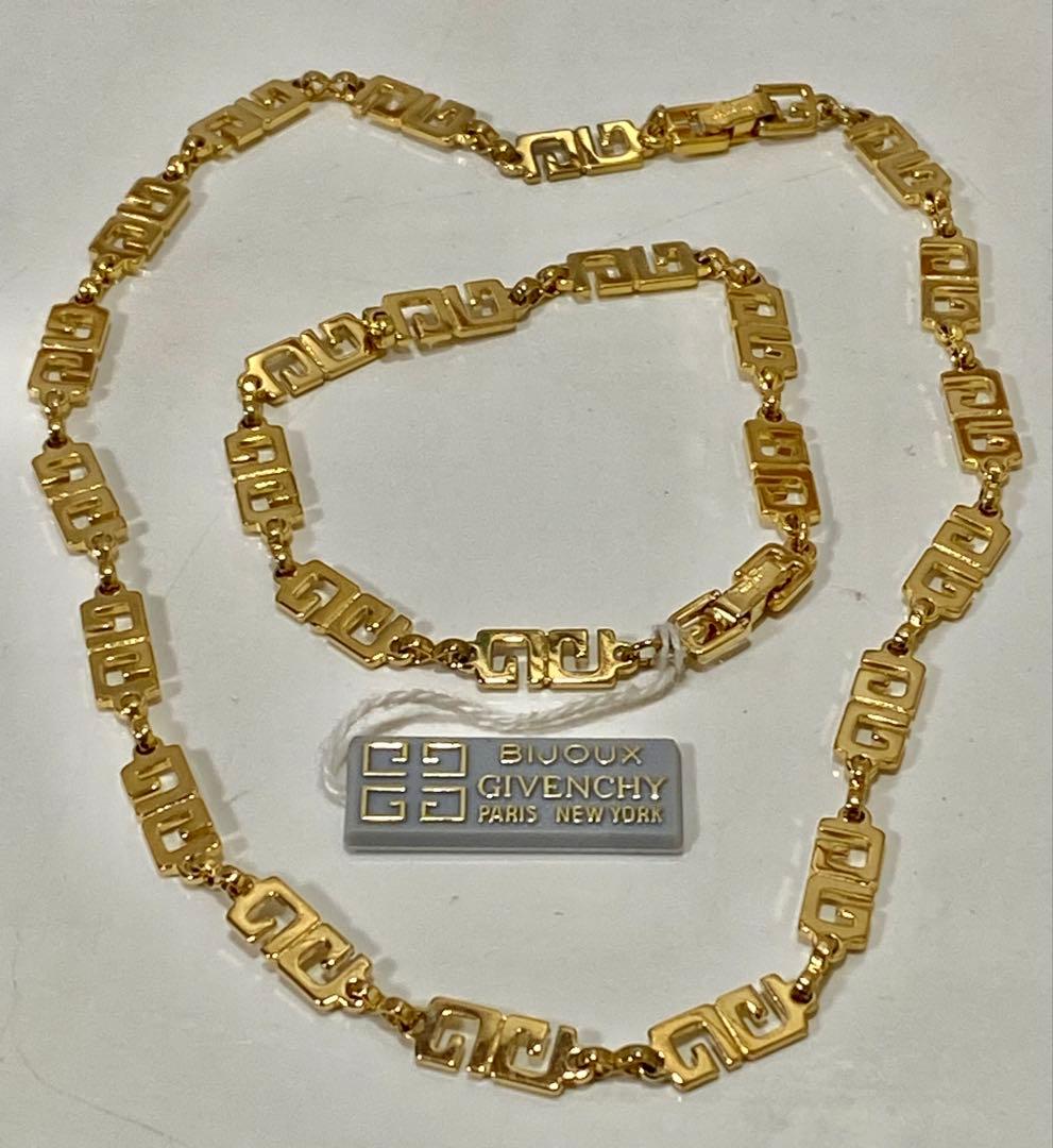 Givenchy ゴールドチェーンネックレス　ブレスレット2点✨未使用✨神価格