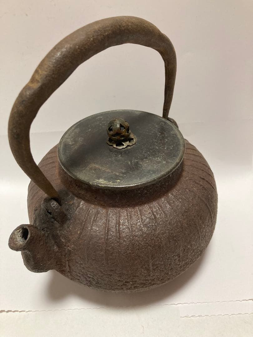 明治期龍文堂急須ミニ鉄瓶