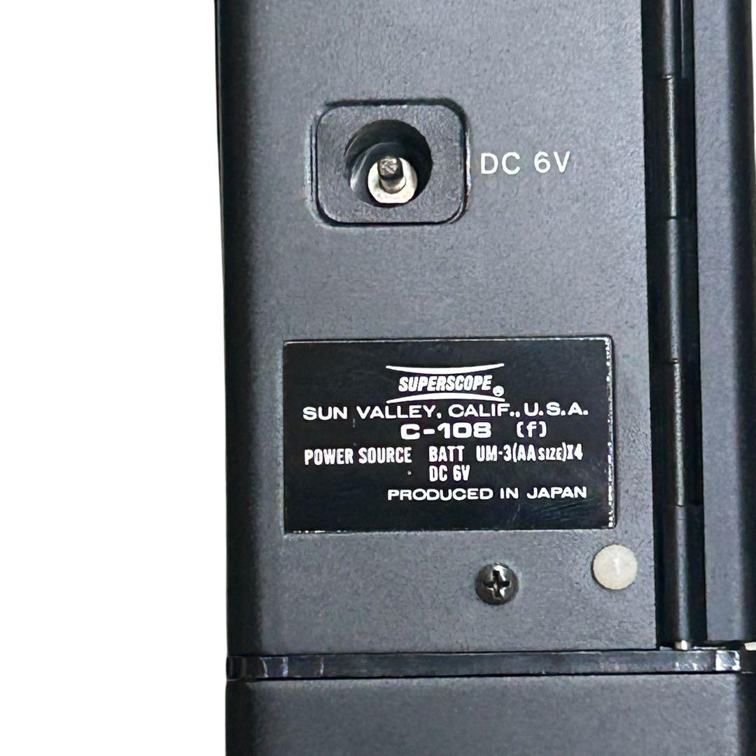 【希少】 SUPERSCORP Marantz C-108 カセットレコーダー