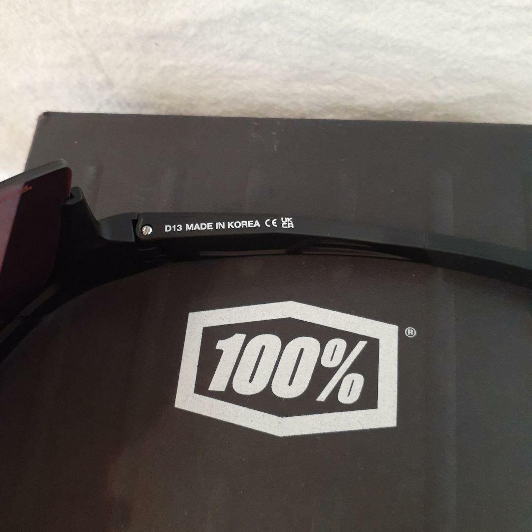 100％ Speedcraft SL ブラック ワンハンドレッド サングラス