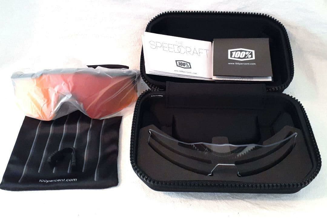 100％ Speedcraft SL ブラック ワンハンドレッド サングラス