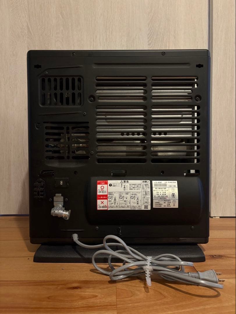 Rinnai ガスファンヒーター W4401NP ブラック