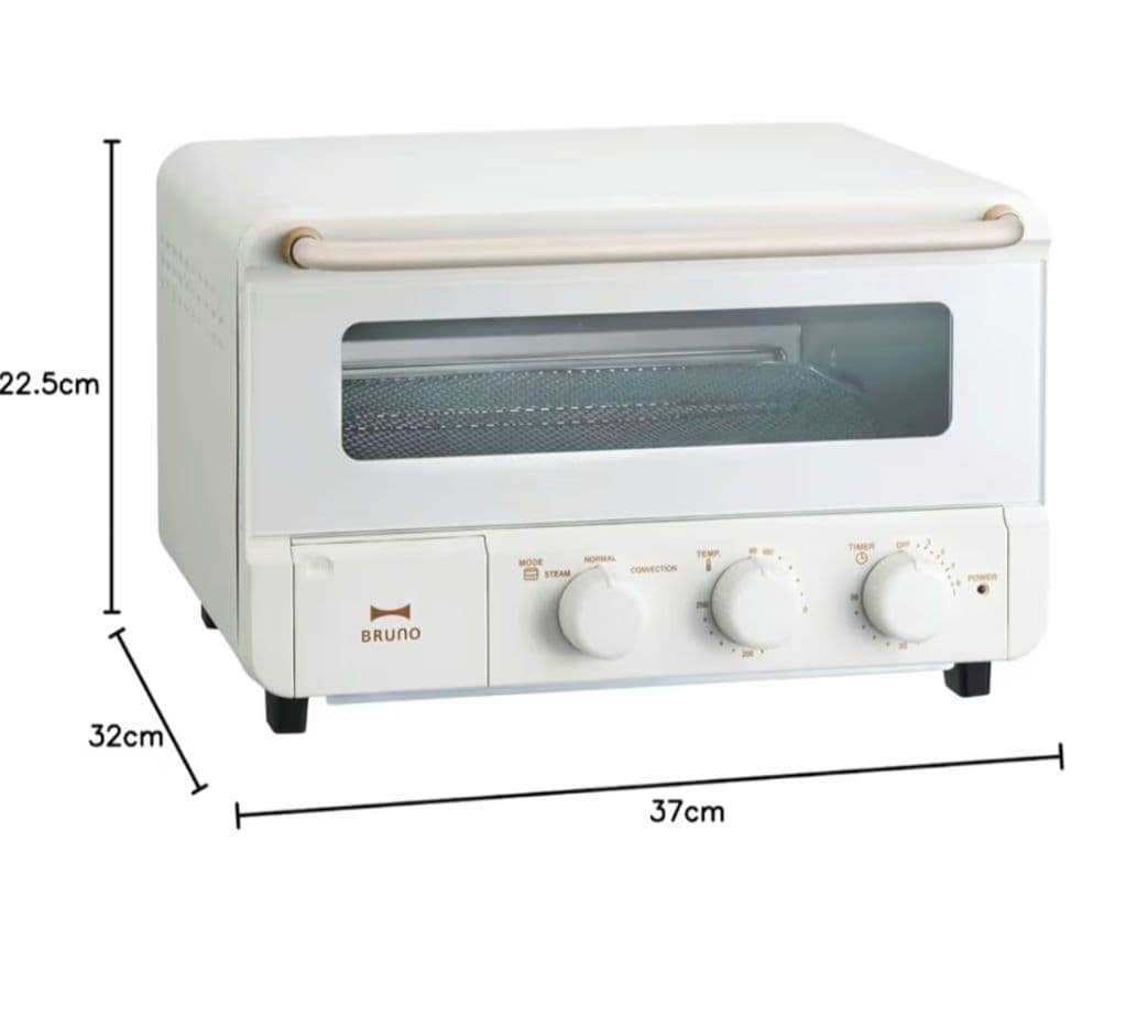 【新品未開封】BRUNO　スチーム＆ベイクトースター　 ホワイト