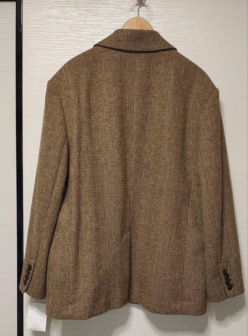 【なつこ様】etre tokyoチェックツィードテーラージャケットS