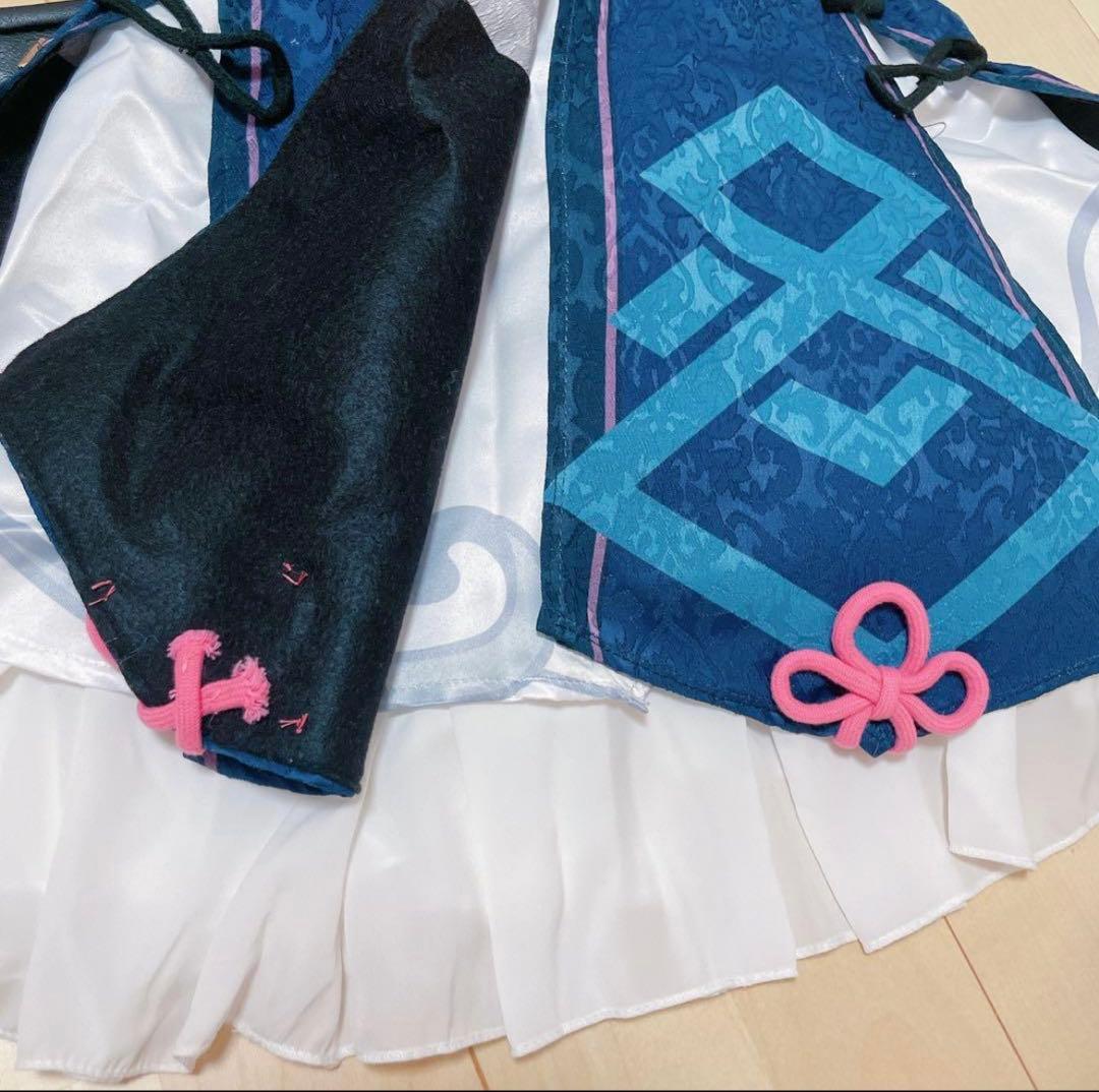 三分妄想/原神/雲菫/ブーツ＆ウィッグ付きコスプレ衣装Mフルセット
