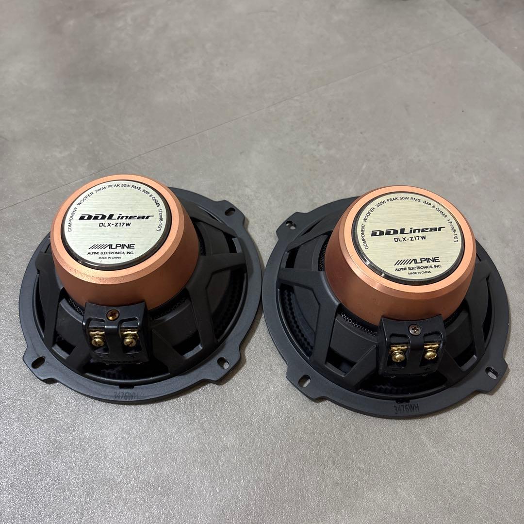 アルパイン スピーカー　DLX-Z17W DLX-Z30T DLX-Z2NW