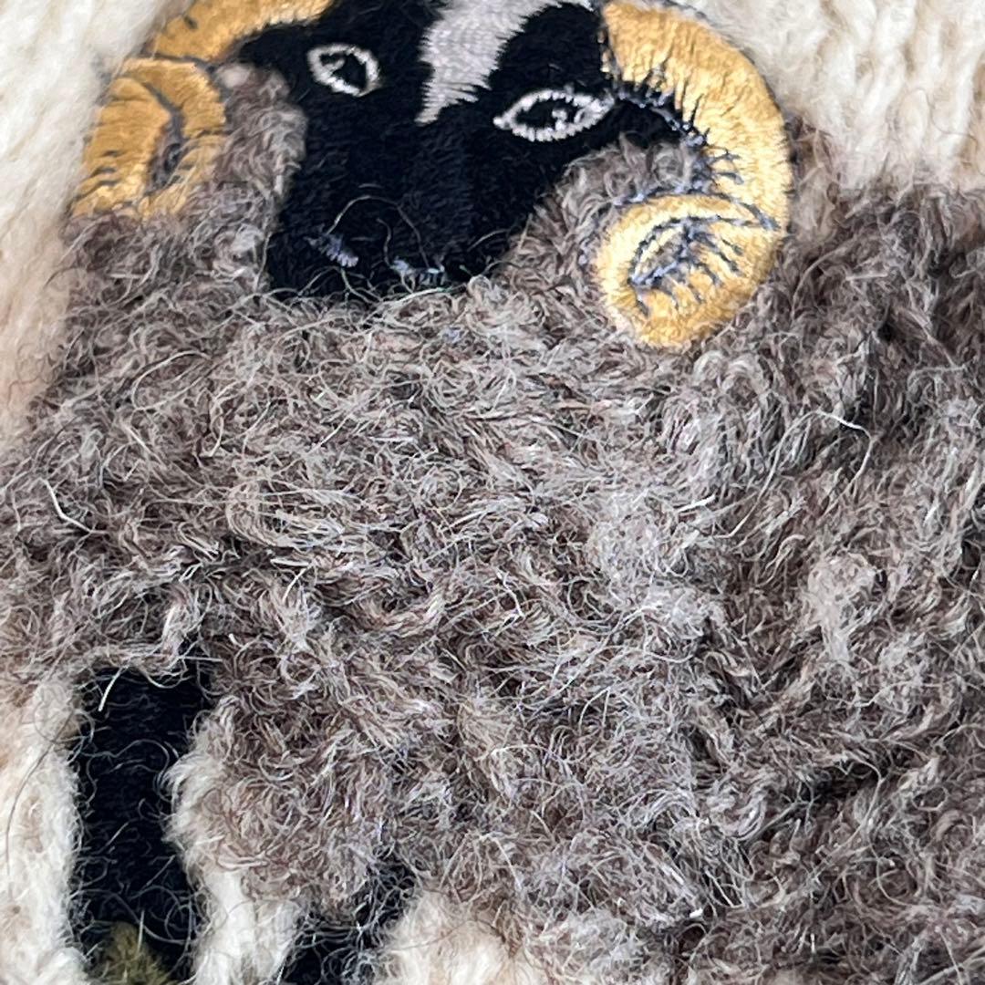 ACORNO ニット　アランニット　アニマル　フィッシャーマン　セーター