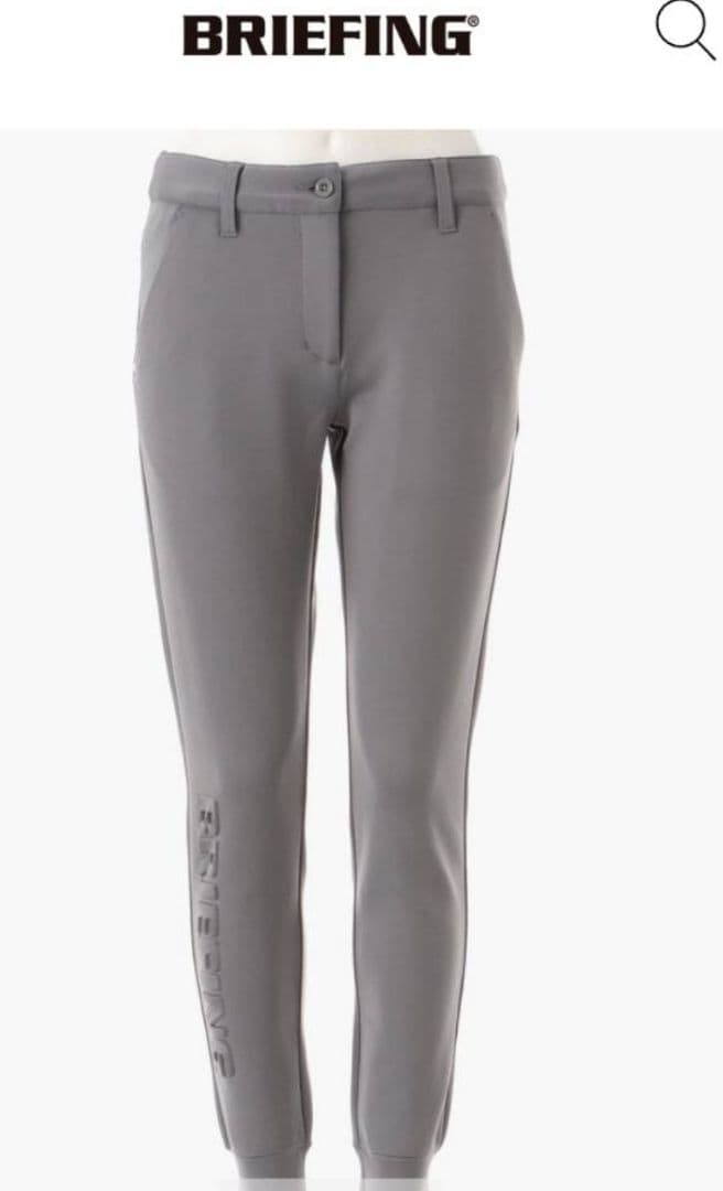 ブリーフィング　レディース　3Dロゴパンツ　グレー　Sサイズ