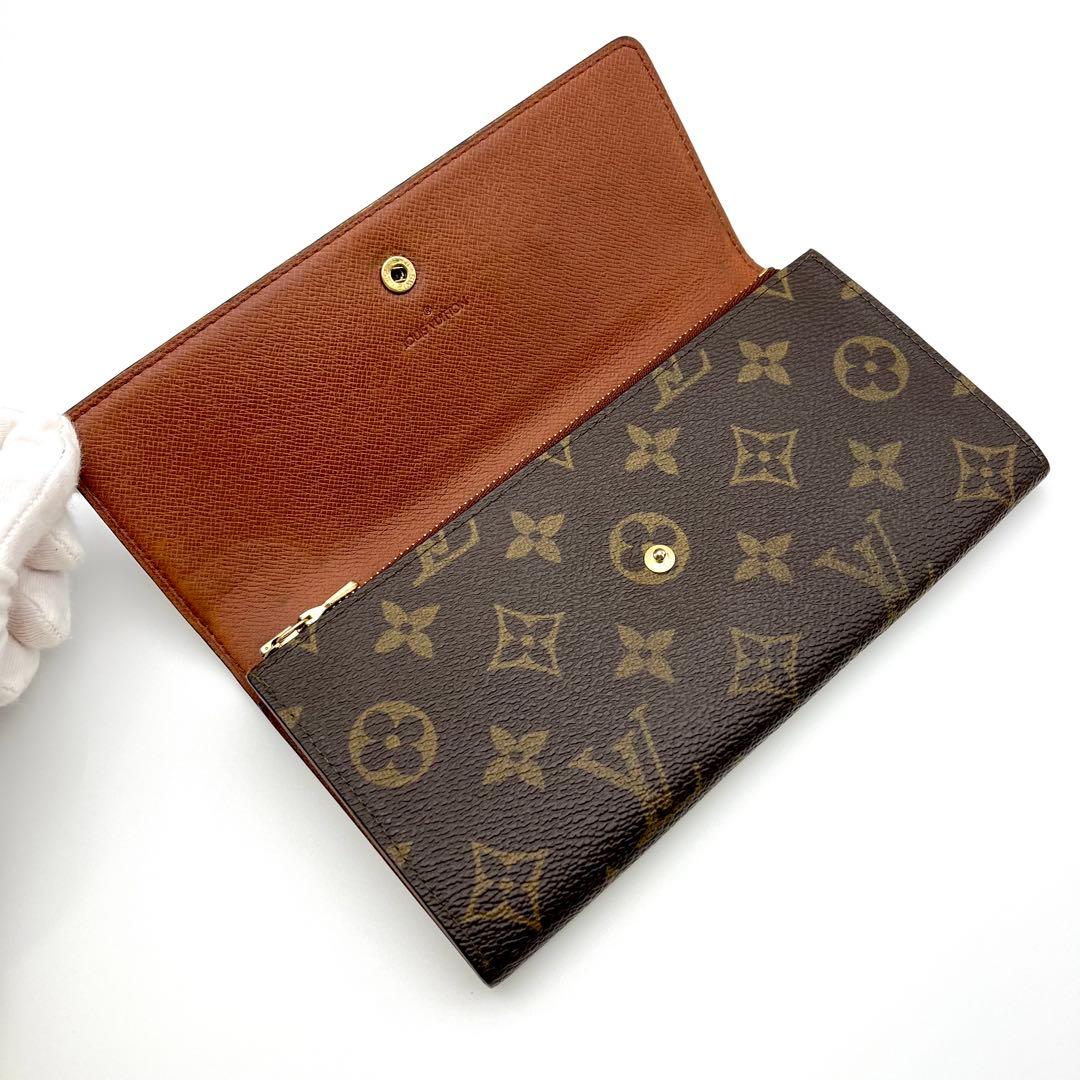 ✨極上美品✨ルイヴィトン モノグラム ポシェット ポルトモネ 旧サラ 長財布