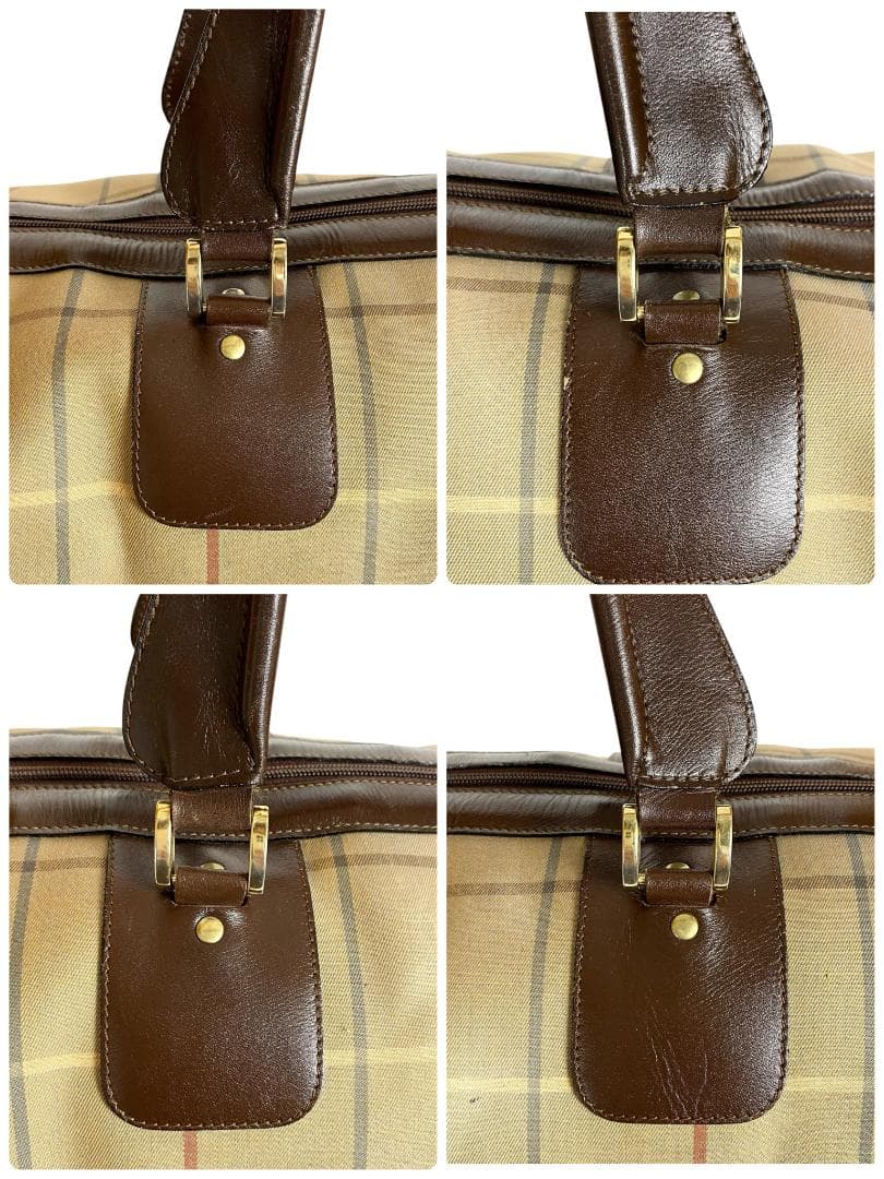 美品 バーバリーズ Burberrys ボストンバッグ 旅行カバン 大容量