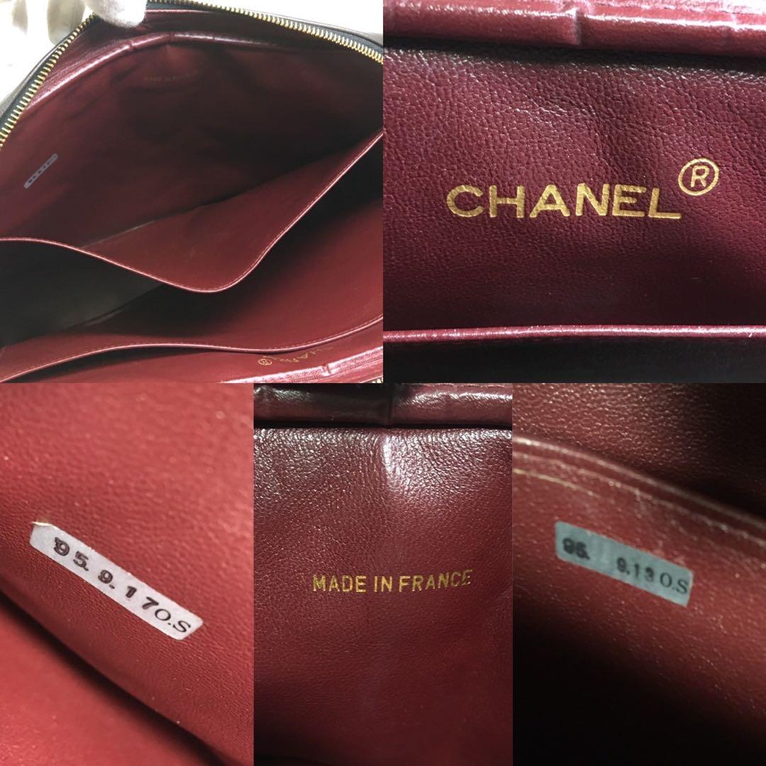 シャネル　ラムスキン　マトラセッセ　チェーン　ショルダーバッグ