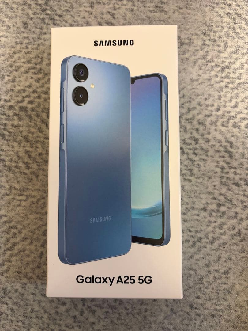 未使用SAMSUNG Galaxy A25 5G ライトブルー 64GB