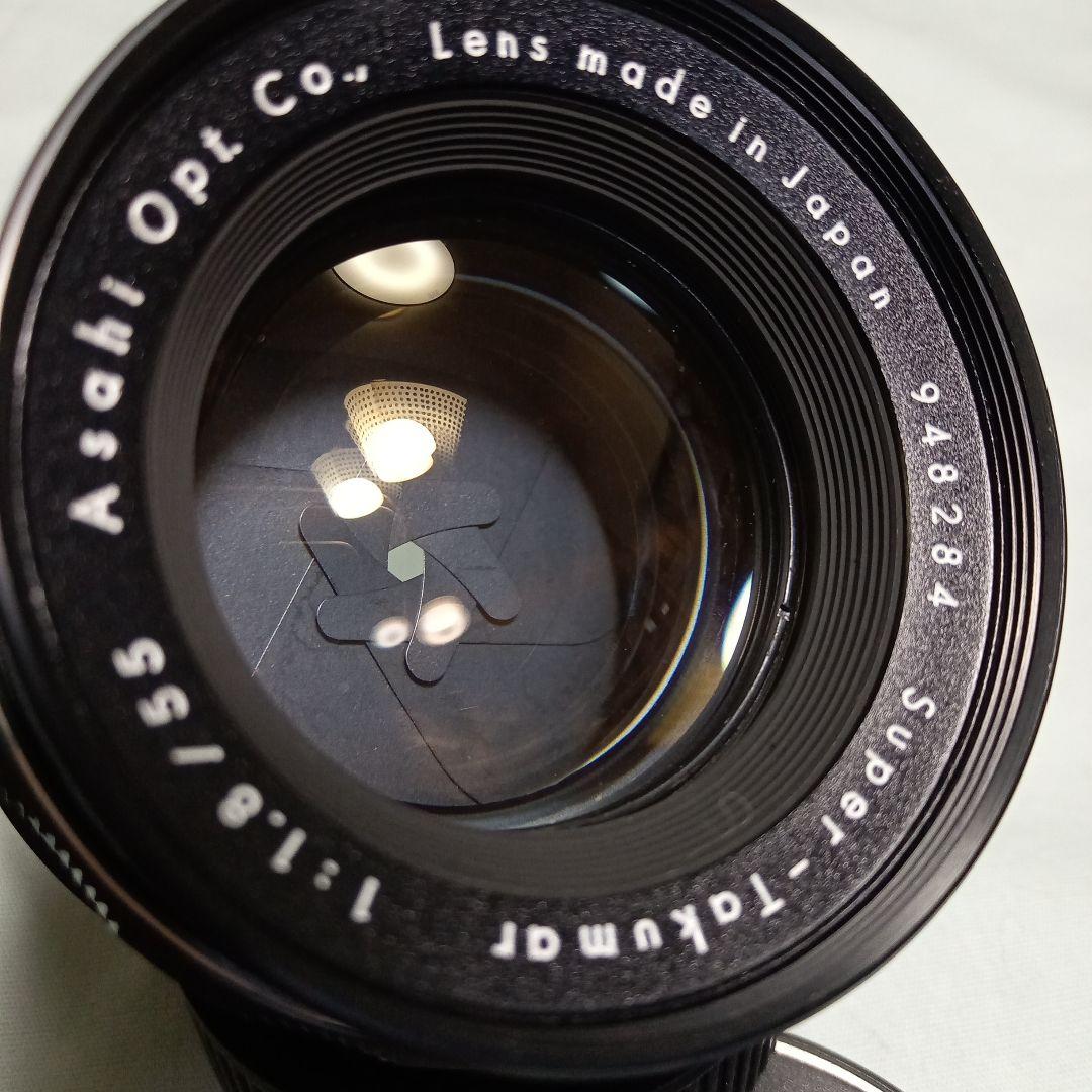 実写済　希少 前期型 スーパー タクマー 1:1.8/55 完動美品